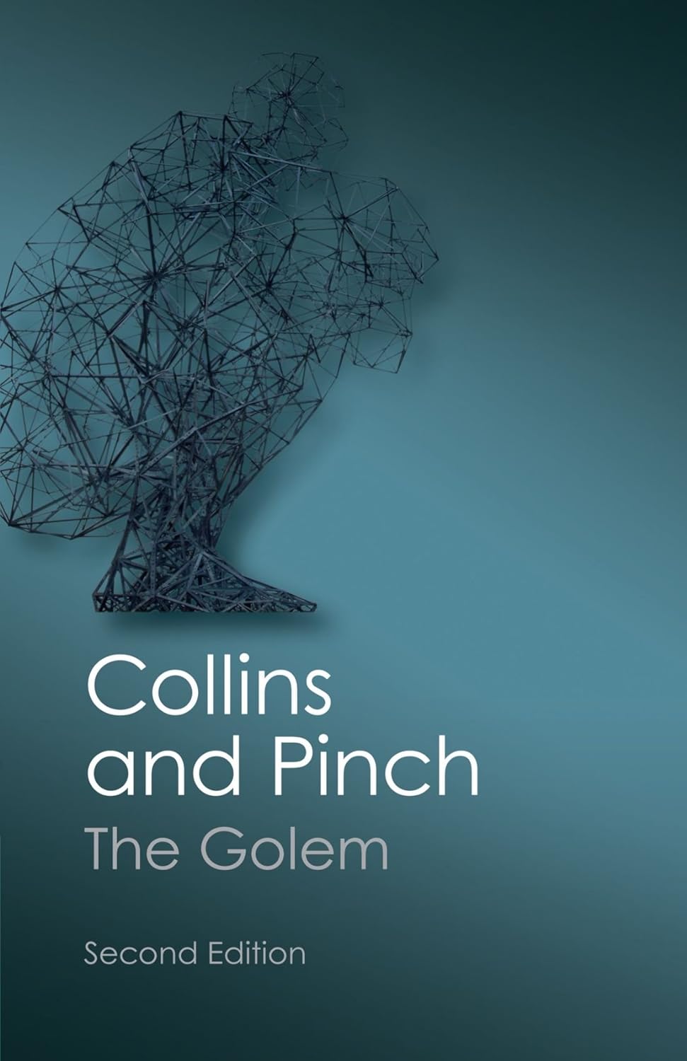 Book cover, reads 'Collins and Pinch; The Golem; second edition'